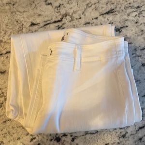Paige Nellie White Cropped Jeans, size 28